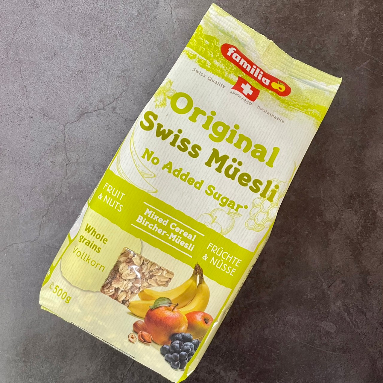 瑞士全家綜合穀物(無糖)500g