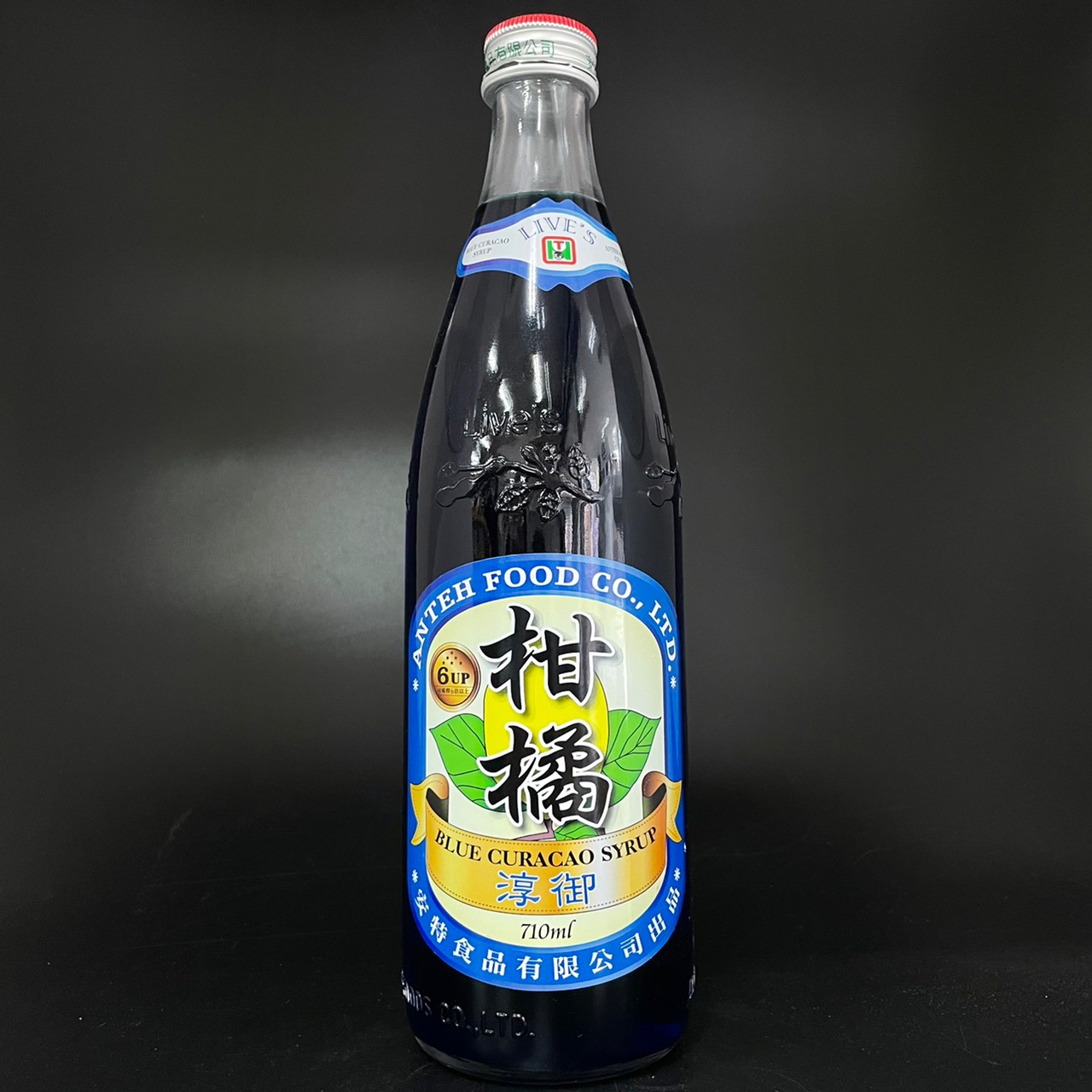 藍柑橘糖漿740ml