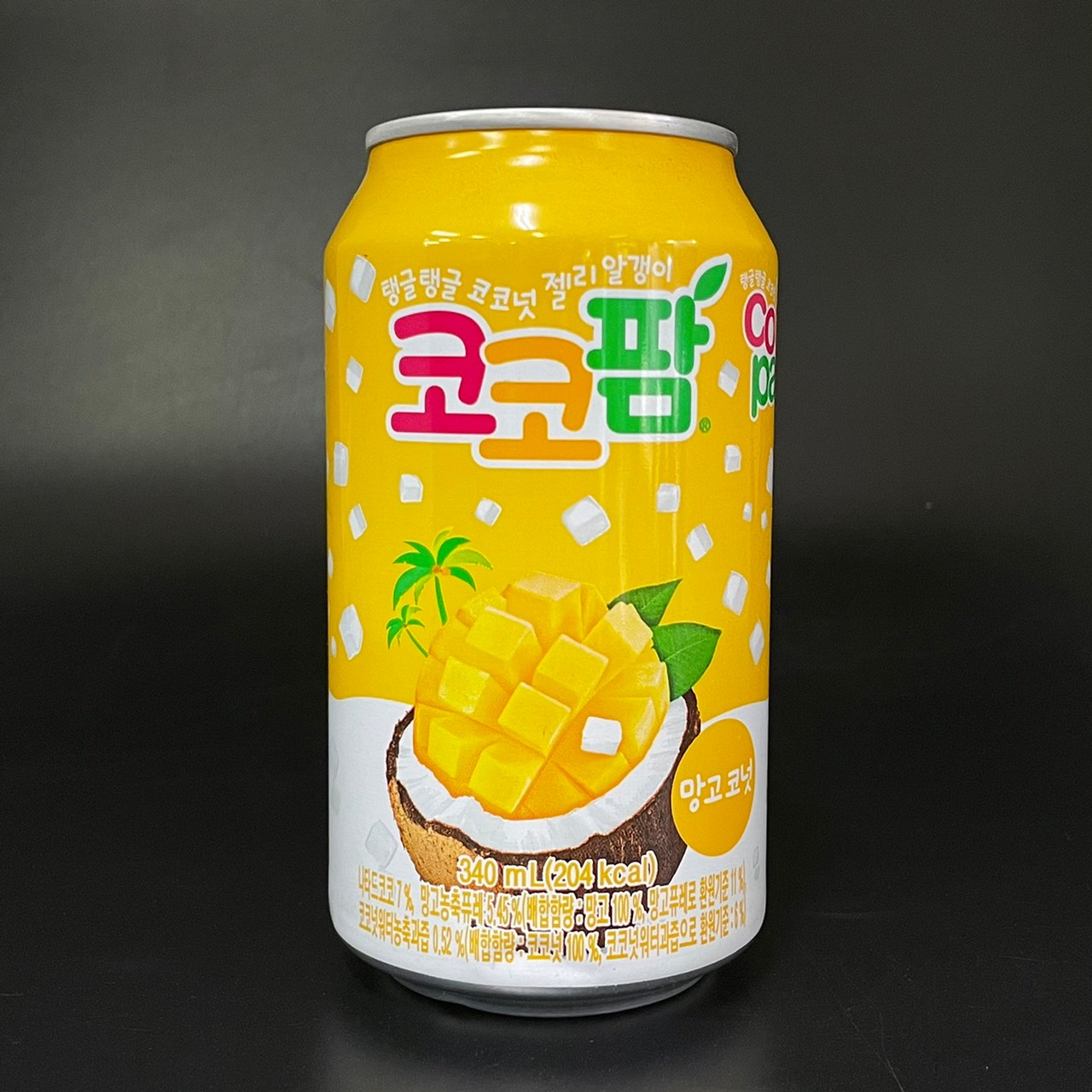 韓國進口芒果椰果飲品340ml